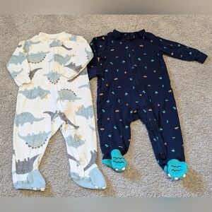 Carter's - Footie pajamas- 6 months- Pack of 2- Sleep and play